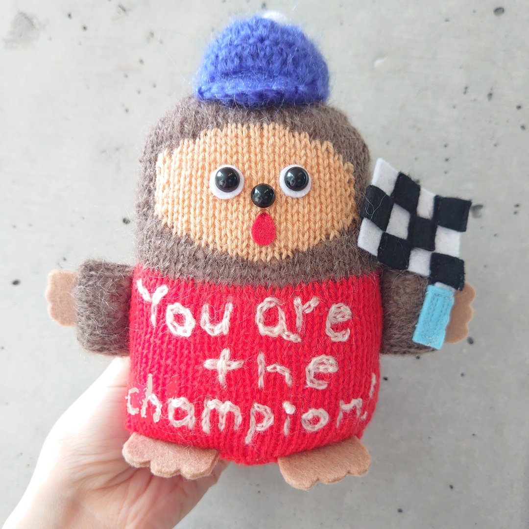 毛绒玩具 Amigurumi Mole Tanner 手工制作的独一无二的商品 - 玩偶/公仔 - 羊毛 咖啡色