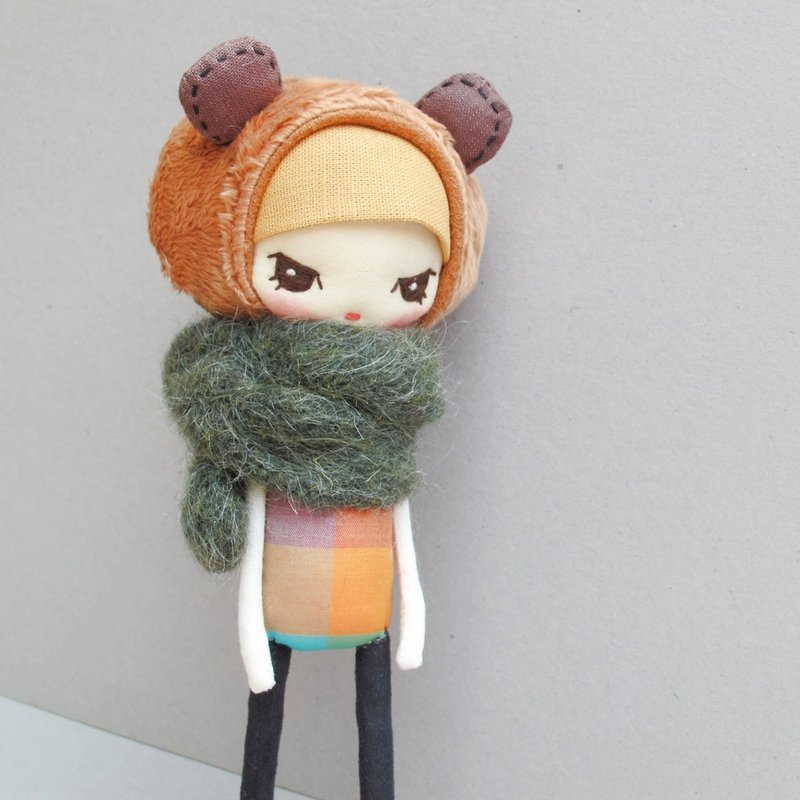 狮子小精灵(大眼睛) - 玩偶/公仔 - 棉．麻 橘色