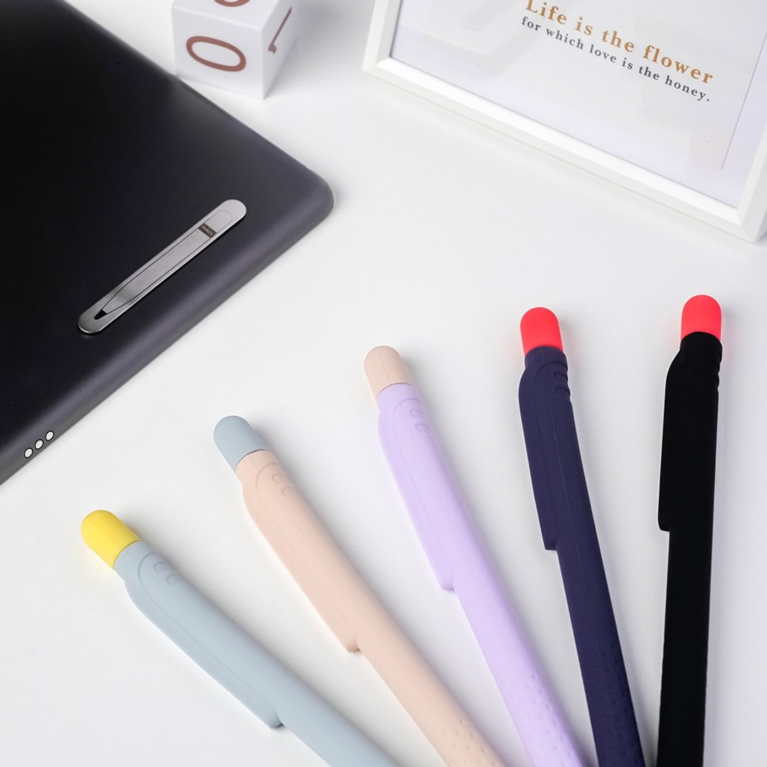 Apple Pencil 1代 撞色硅胶保护笔套 - 可磁吸式笔挂款 - 其他 - 硅胶 多色