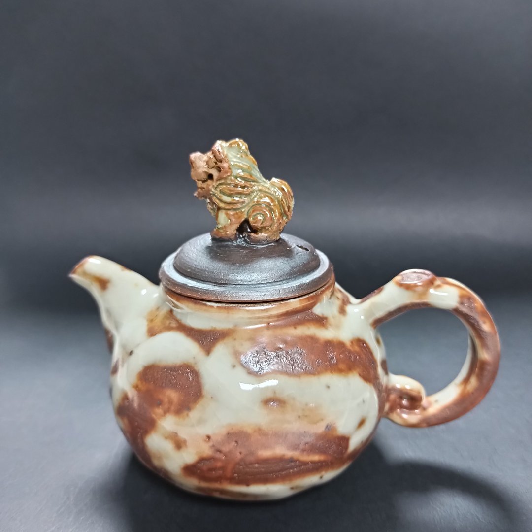 志野釉茶壶手拉胚陈炫亨手创陶 - 茶具/茶杯 - 陶 多色