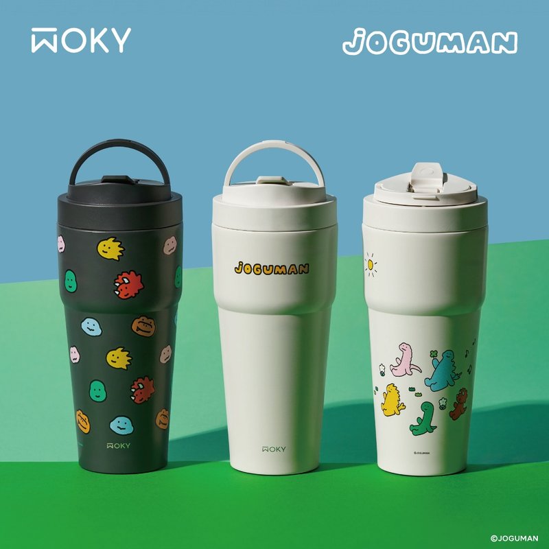 【WOKY Meets JOGUMAN】浑圆杯 双层陶瓷750ml - 保温瓶/保温杯 - 不锈钢 多色