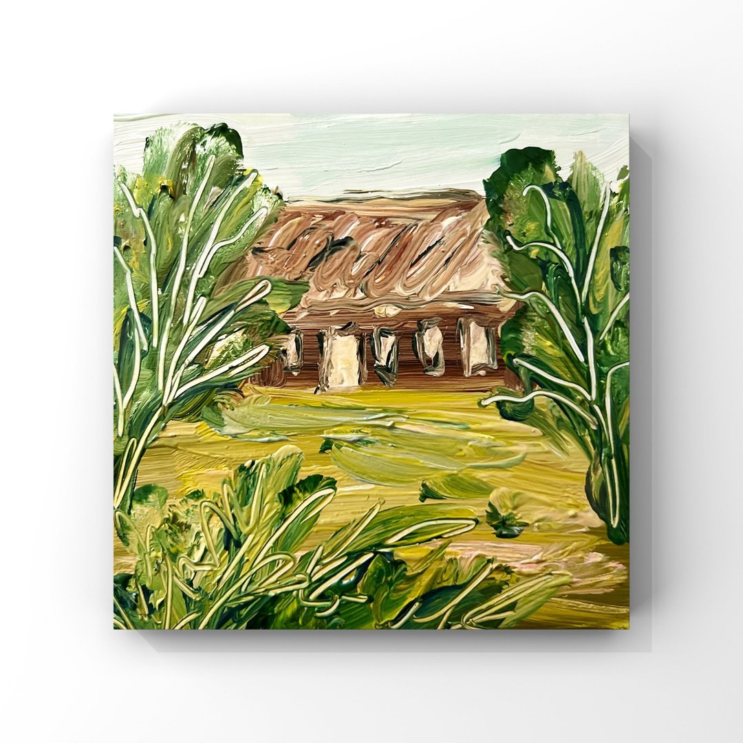 英格兰艺术小屋房屋油画威尔斯英国风景原创艺术品 - 海报/装饰画/版画 - 其他材质 多色