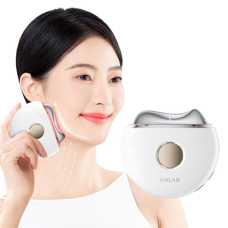 ANLAN - 光冷热刮痧仪 AGSY41-02A 电动刮痧板 刮痧板 - 脸部按摩/清洁工具 - 塑料 白色