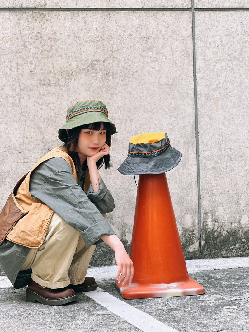 尼龙防水渔夫帽 系列一 - 帽子 - 防水材质 