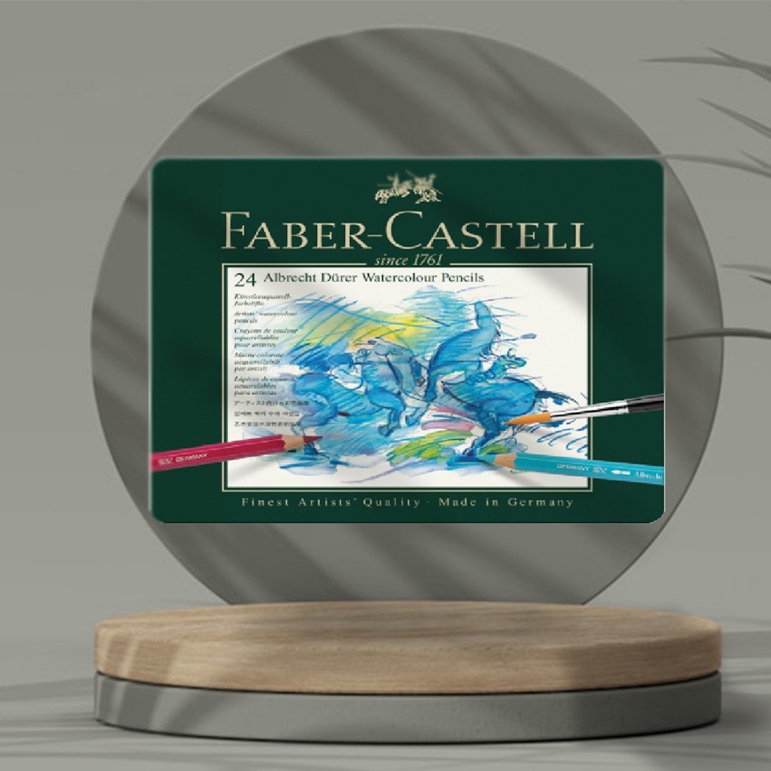 Faber-Castell 艺术家级水性色铅笔24色/铁盒(原厂正货) - 其他 - 其他材质 多色
