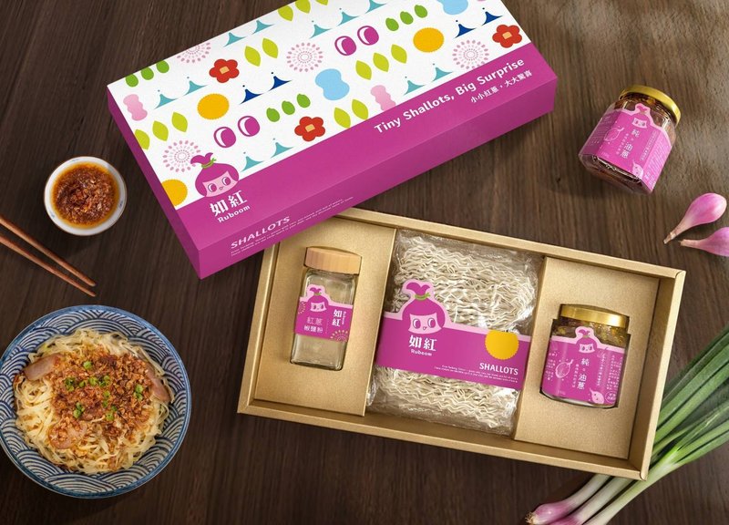红葱头料理礼盒 - 料理包 - 新鲜食材 红色