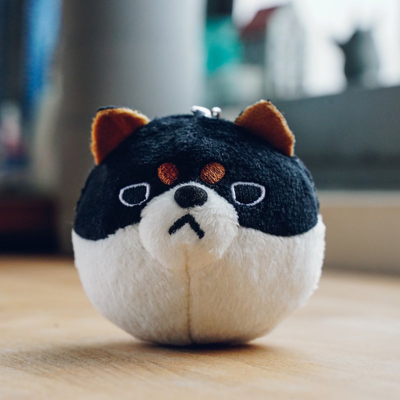小米黑柴犬圆球小吊饰 / 疗育 可爱 - 玩偶/公仔 - 其他材质 黑色