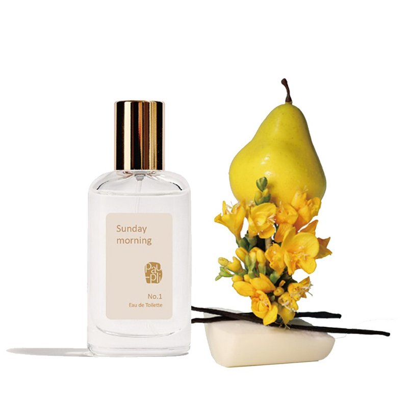 EDT 柏朴莉淡香水 No.1周日早晨Sunday Morning  30ML - 香水/香膏 - 玻璃 白色