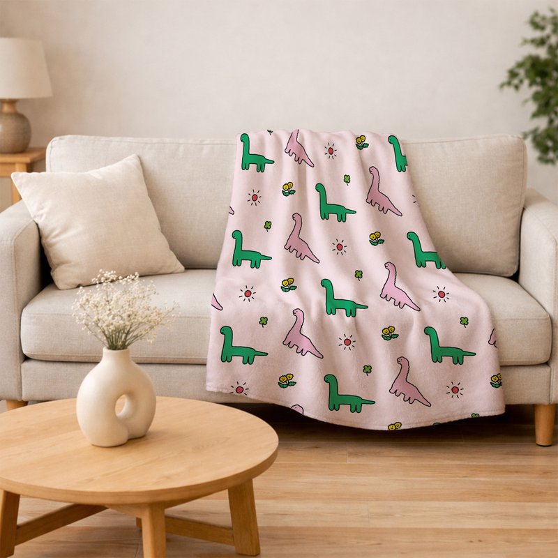 JOGUMAN 法兰绒毛毯 双人 加大毯 – 粉红泡泡梦 - 被子/毛毯 - 聚酯纤维 