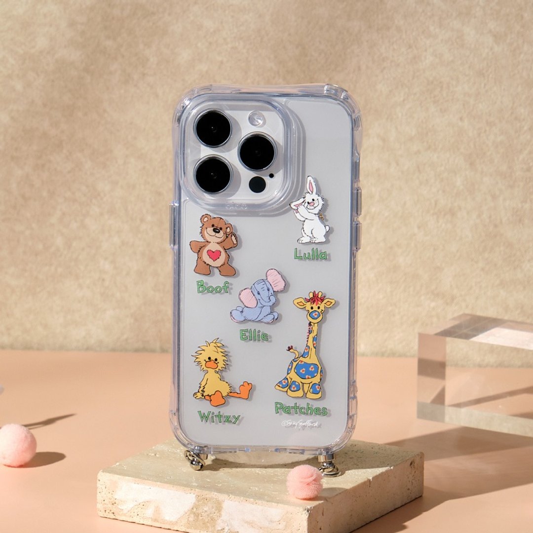 Suzy's Zoo角色图鉴冰川抗黄防摔MagSafe iPhone绳挂手机壳 - 手机壳/手机套 - 塑料 透明