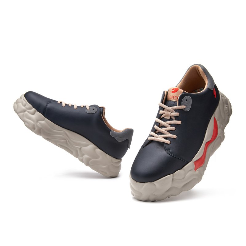 【Uin】西班牙原创设计 | 黯夜黑 沙那莫斯2 彩绘休闲女鞋 - 女款休闲鞋 - 其他材质 多色