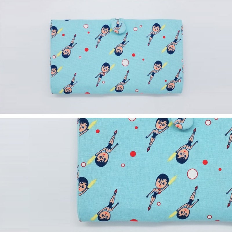 女超人欧若若旅行袋 - 化妆包/杂物包 - 防水材质 蓝色