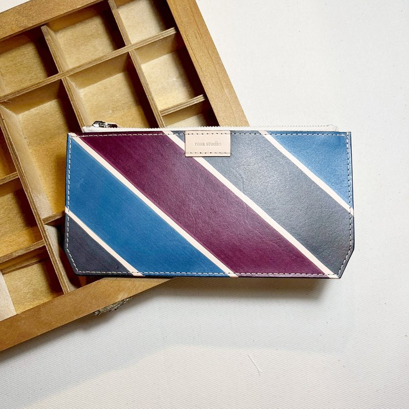 植鞣革万用长夹_活动零钱层_如是三原色 - 皮夹/钱包 - 真皮 多色