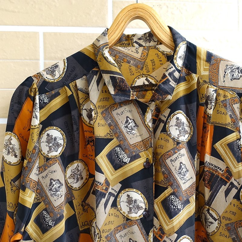 │Slowly│那女孩-古着衬衫│vintage.复古.文艺. - 女装衬衫 - 其他材质 多色