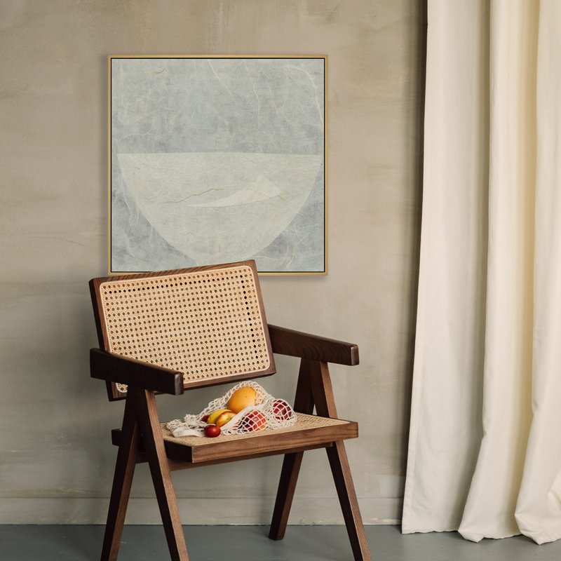 丰衣足食I-禅意碗形象挂画/厨房布置/餐厅装饰/菠萝选画所/开店礼 - 海报/装饰画/版画 - 棉．麻 卡其色