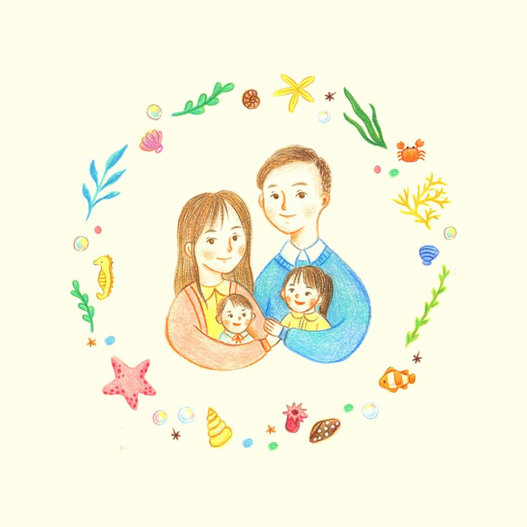 定制 / 手绘似颜绘 人像插画 - 订制画像 - 纸 多色