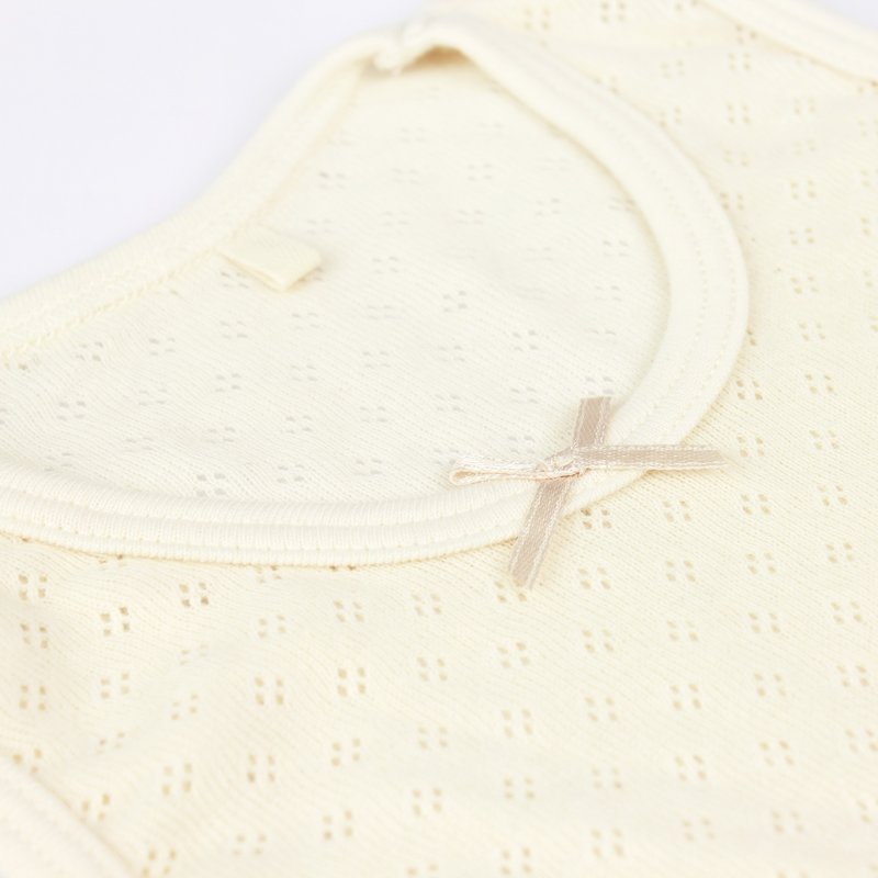 【hipopipo小西波 - 缇花顶级有机棉系列】缇花坦克背心 - 包屁衣/连体衣 - 棉．麻 