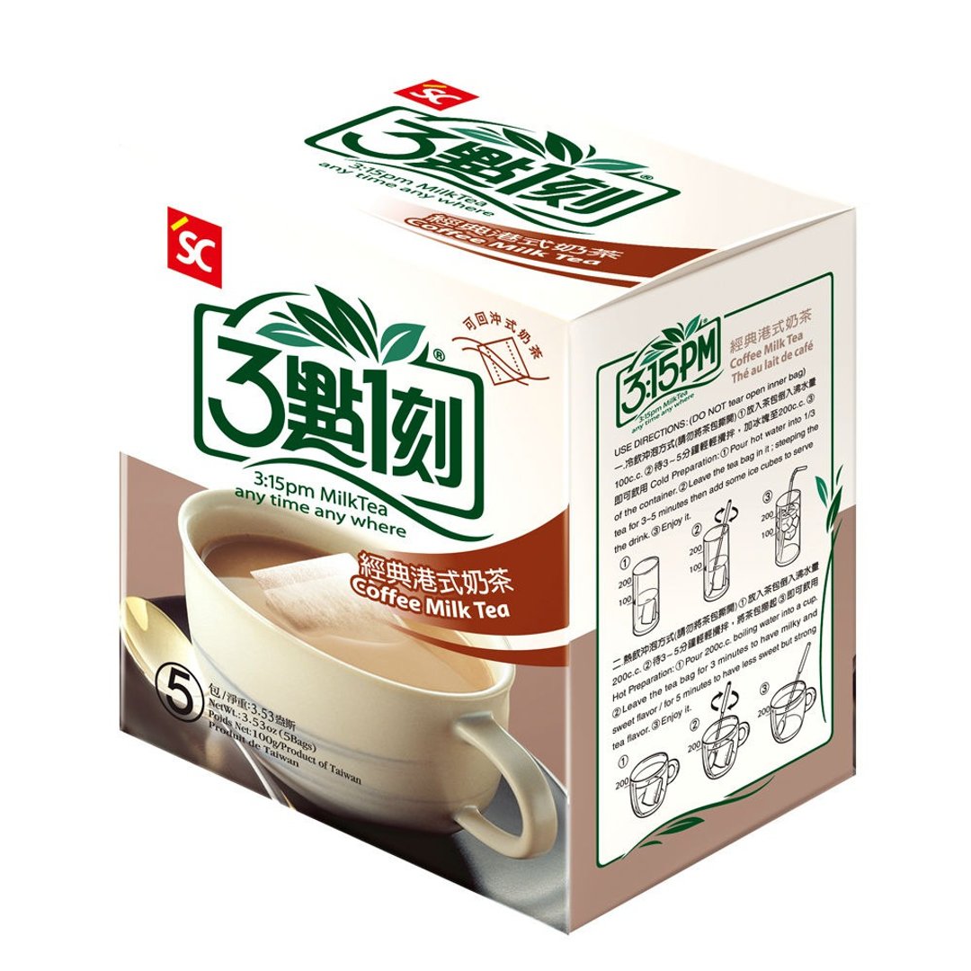 【3点1刻】经典港式奶茶 5入/盒 - 奶类/豆浆 - 其他材质 咖啡色