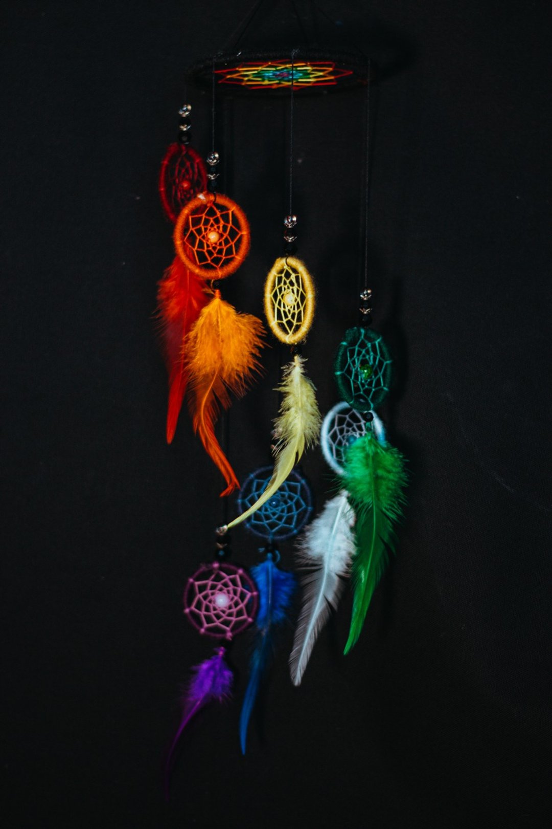 纯手工捕梦网 Handmade Dreamcatcher－【迷你彩虹吊灯】 - 摆饰 - 其他材质 多色
