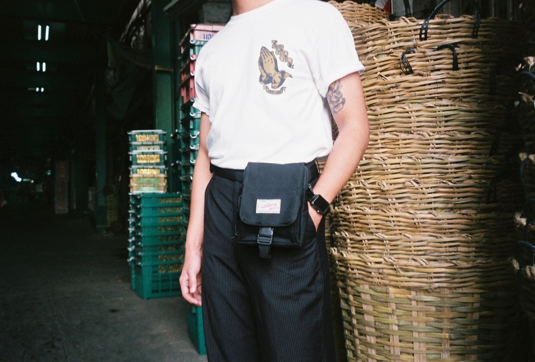 Paul Shoulder bag : Black - 其他 - 棉．麻 黑色