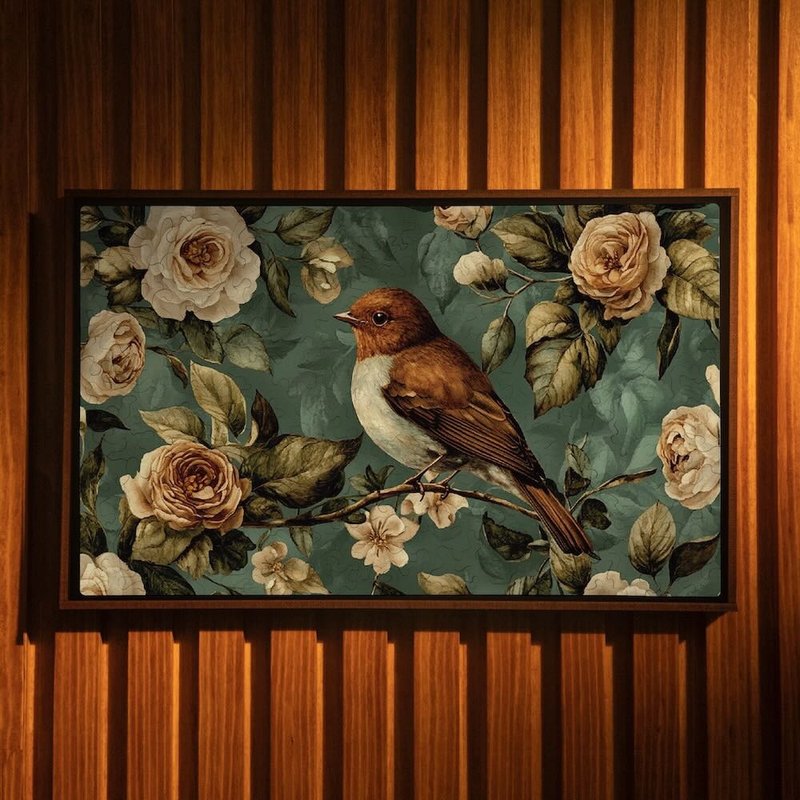 波德-花影轻舞【壁虎拼图】 - 摆饰 - 木头 绿色