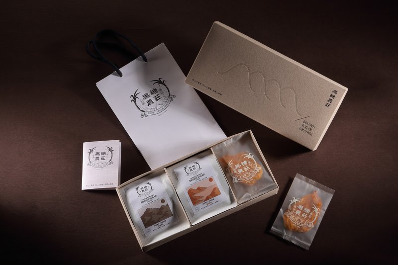 【黑糖农庄】黑糖芒果干礼盒 圣诞礼盒 - 零食/点心 - 新鲜食材 卡其色