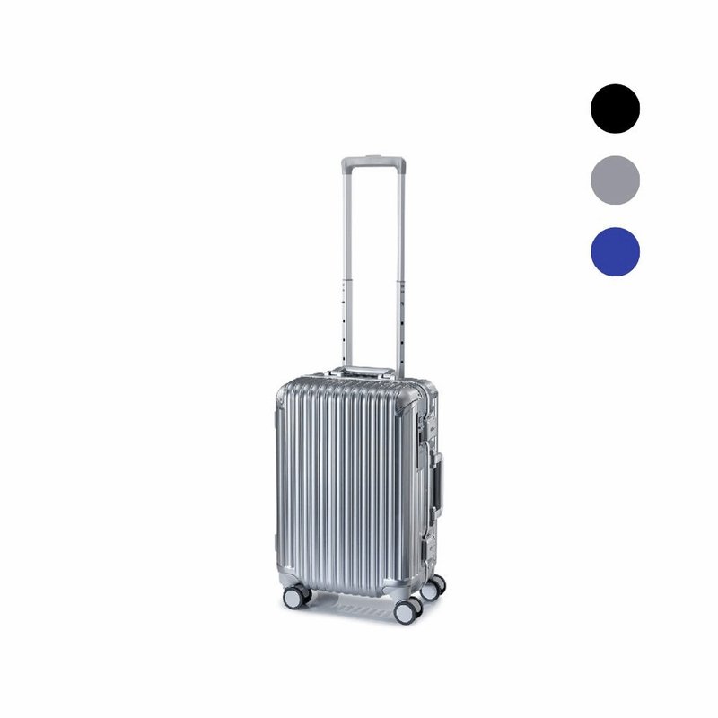 【登机箱/24H出货】18寸铝框行李箱 TSA海关锁 日本耐用静音轮 - 行李箱/行李箱保护套 - 塑料 银色