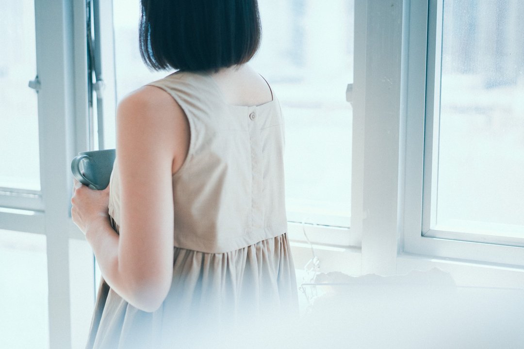 Norellie vest 双层夏日凉凉背心 - 女装上衣 - 棉 卡其色