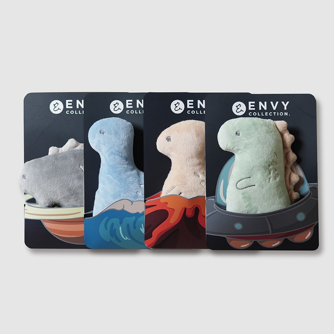 ENVY COLLECTION 猫草玩具恐龙系列 - 玩具 - 棉 多色