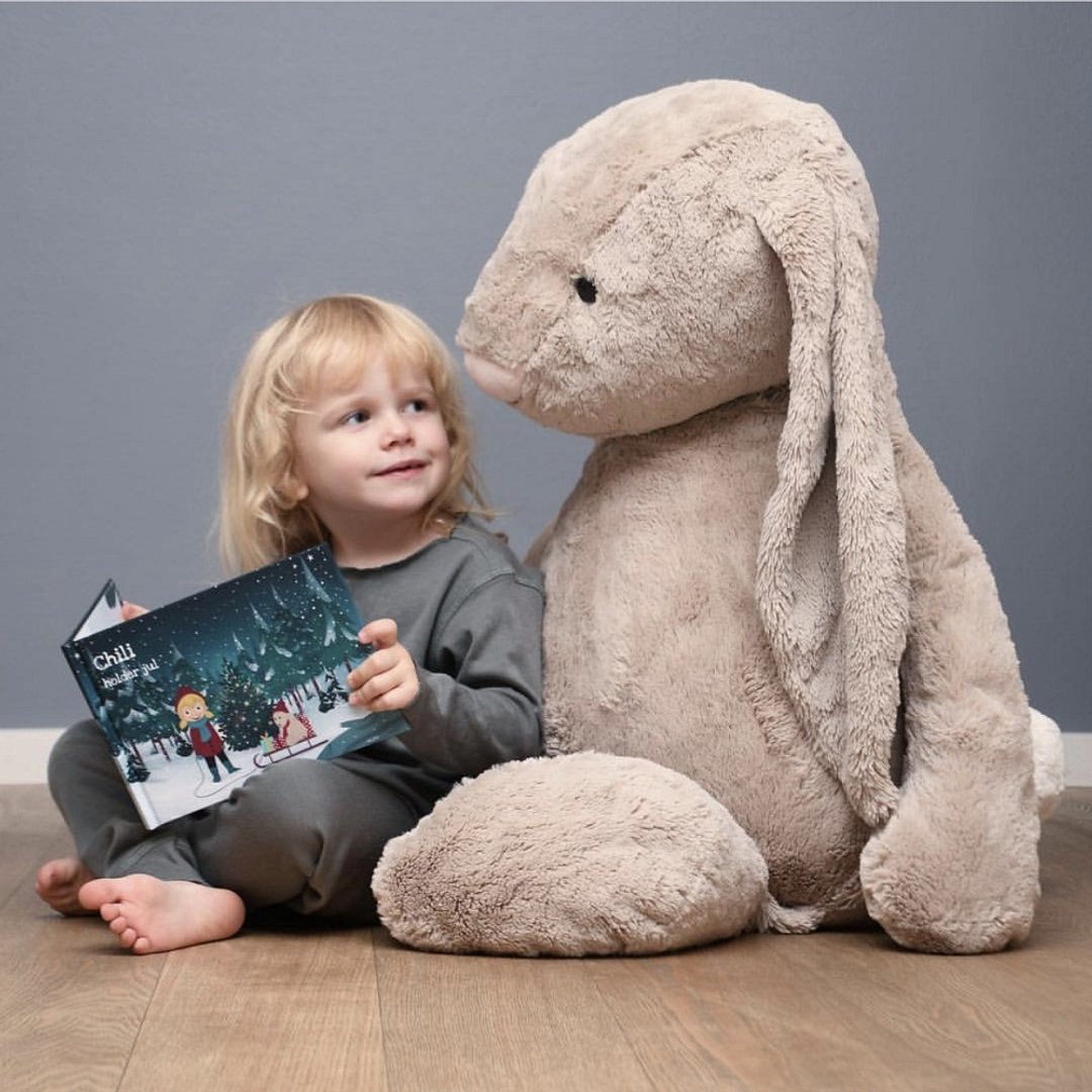 Bashful Beige Giant Bunny 108cm 超级超级大兔 - 玩偶/公仔 - 聚酯纤维 卡其色