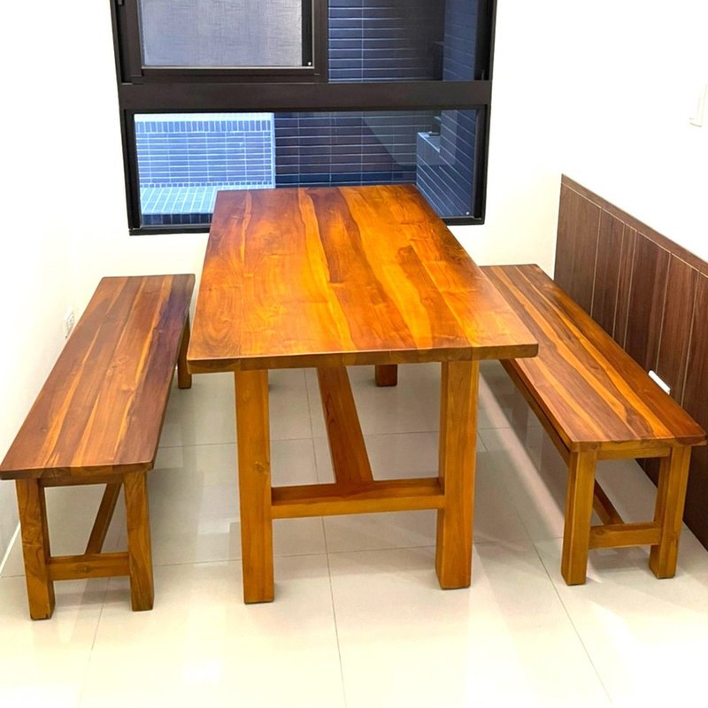 吉迪市柚木家具│柚木餐桌 簡約 桌子 辦公桌 現代 HY157 - 餐桌/书桌 - 木头 咖啡色