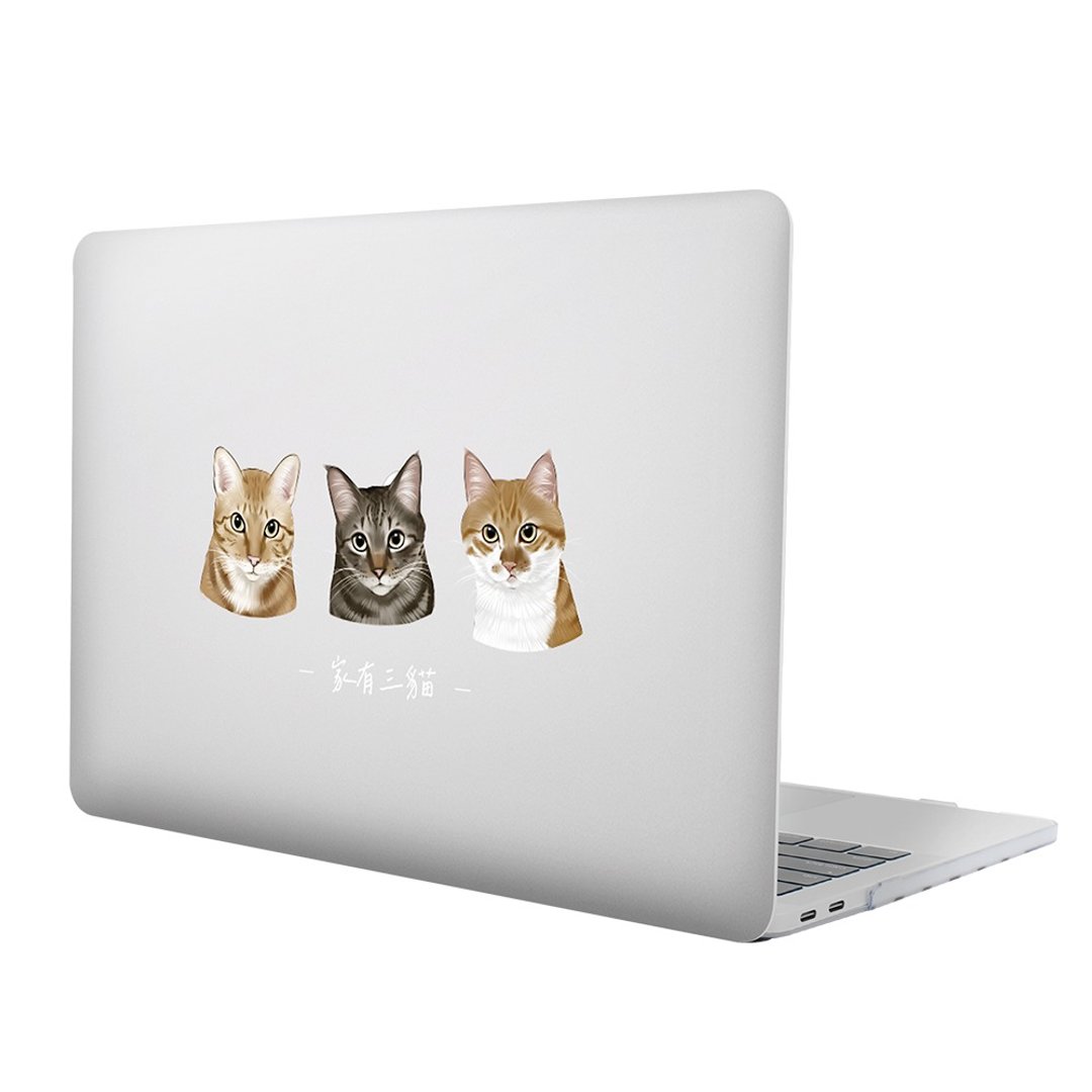 【定制化礼物】MacBook保护壳 电脑保护壳 家有小宝设计款 - 平板/电脑保护壳 - 塑料 银色