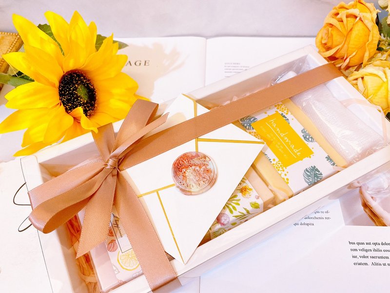 手工水晶精油能量皂礼盒3入组 - 卫浴用品 - 其他材质 