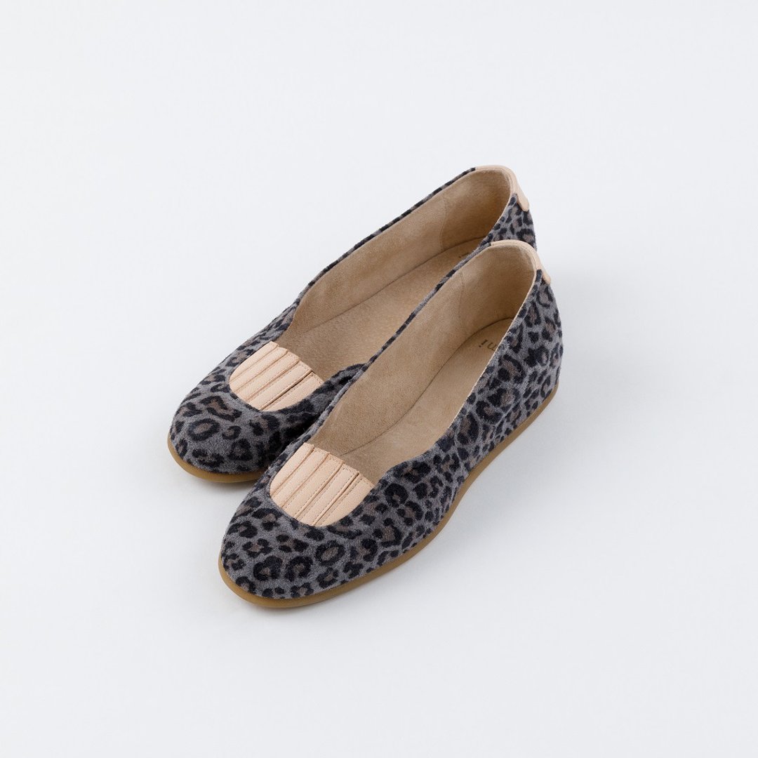 Hammock pumps elastic leopard gray x Nume - 高跟鞋 - 真皮 多色