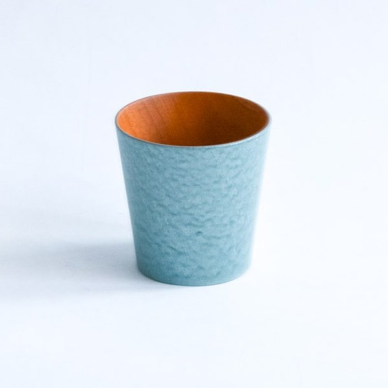 Hollow Cup Green Pearl Natural S - 咖啡杯/马克杯 - 陶 