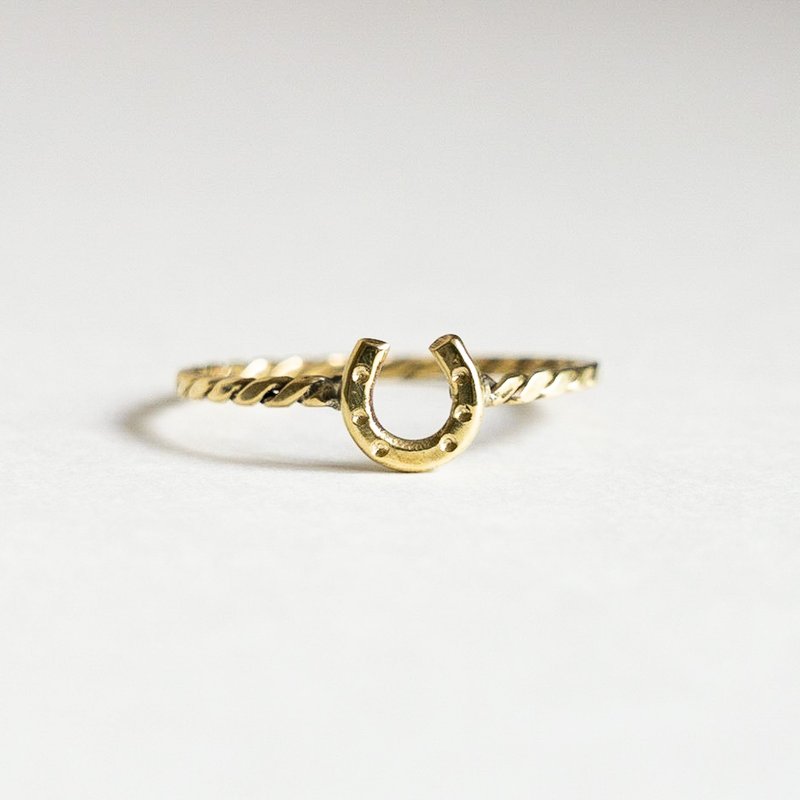 马蹄　ねじねじ　リング - 戒指 - 其他金属 金色