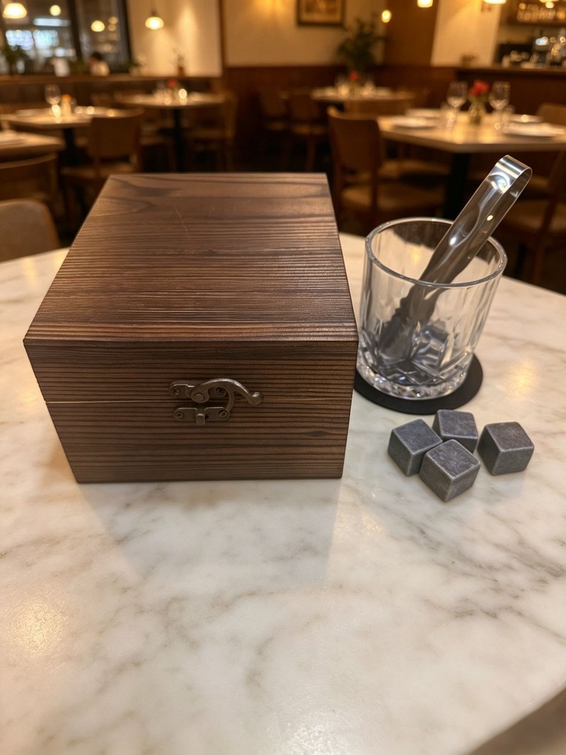 威士忌冰粒杯礼盒 - 酒杯/酒器 - 石头 