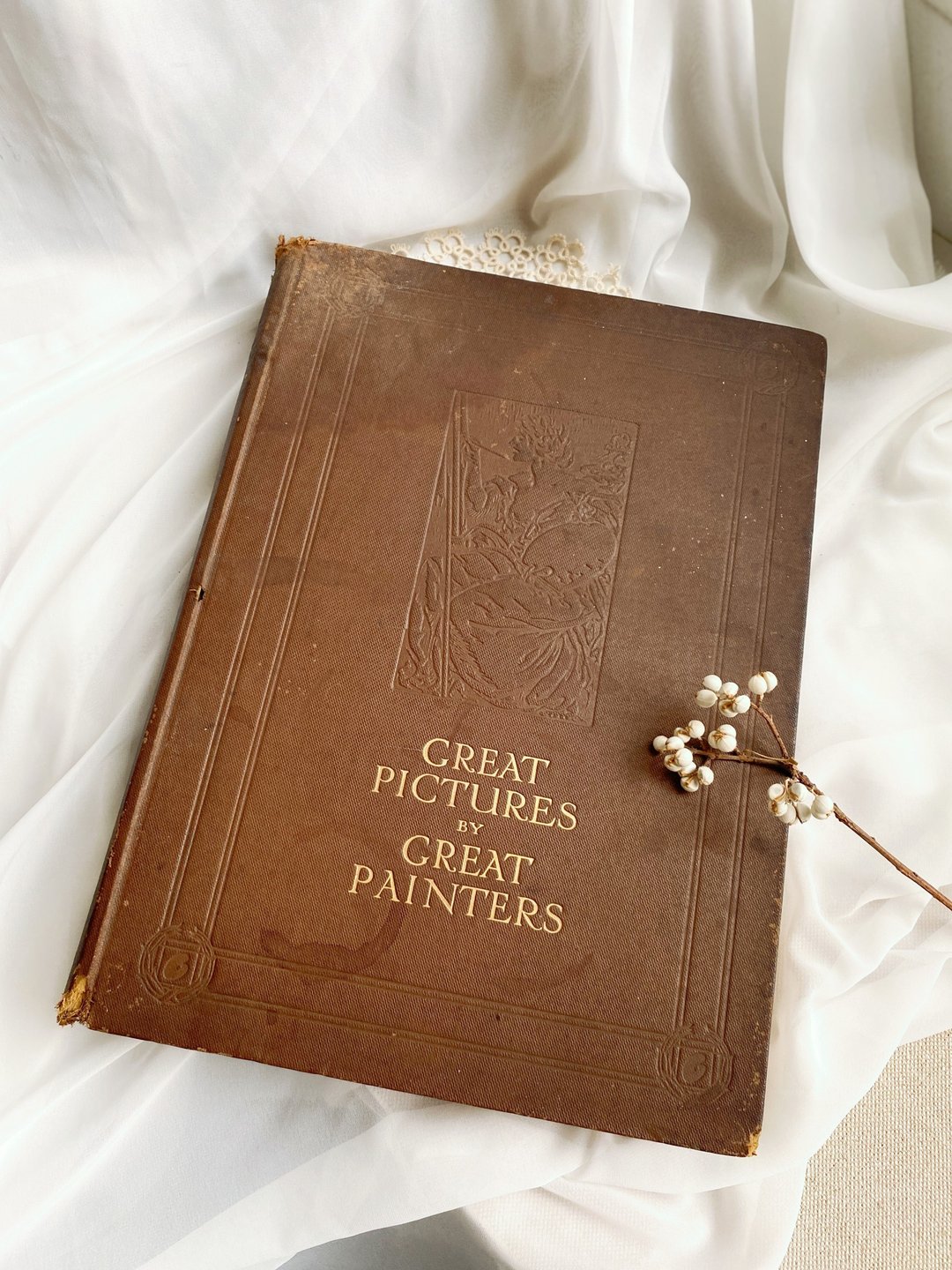 【好日恋物】德国带回古书CREAT PICTURES BY GREAT PAINTERS - 刊物/书籍 - 纸 咖啡色