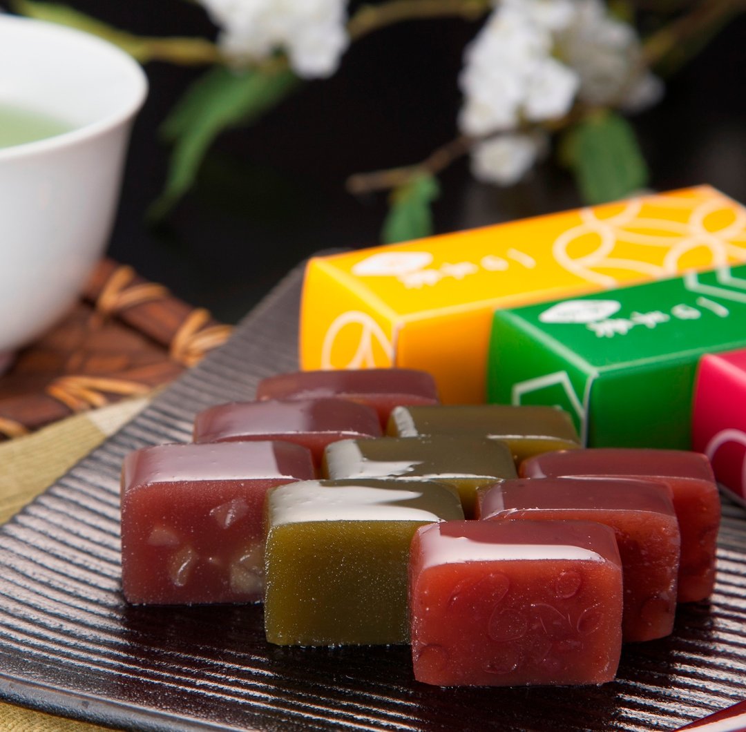 三种口味一口羊羹 - 抹茶 + 栗子 + 红豆 共 8 入 - 蛋糕/甜点 - 新鲜食材 绿色
