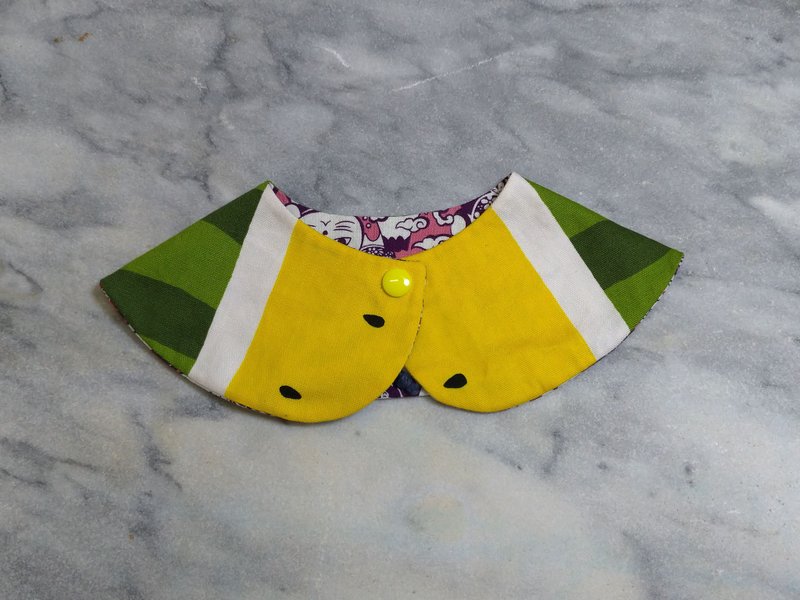 小玉西瓜  宠物双面领巾/领结【PE221109】 - 项圈/牵绳 - 棉．麻 多色