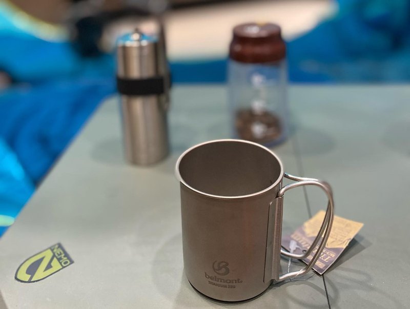 日本belmont - 单层折柄钛杯 300ml (日本制) - 咖啡杯/马克杯 - 其他金属 