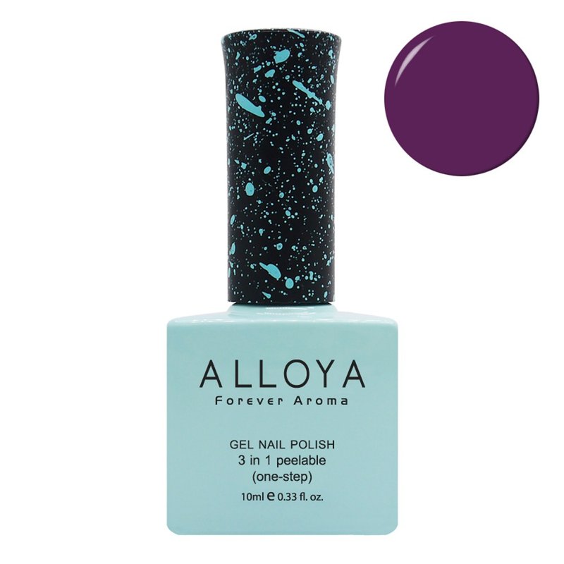 V090 庞克摇滚紫/环保光撩胶 - 指甲油/指甲贴 - 其他材质 紫色