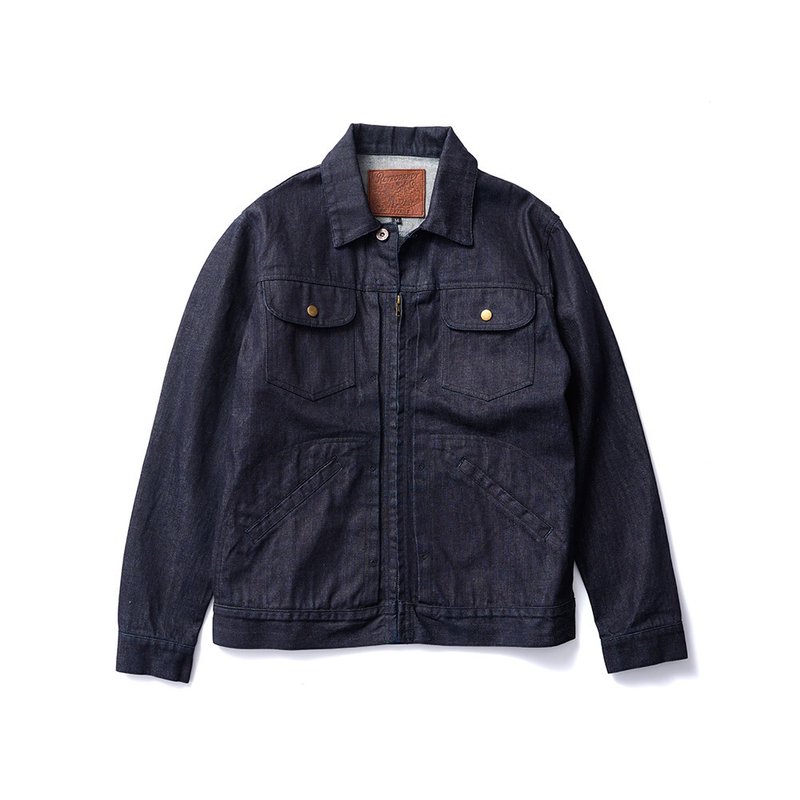 Western Denim Jacket - 丹宁 Kaihara - 男装外套 - 棉．麻 