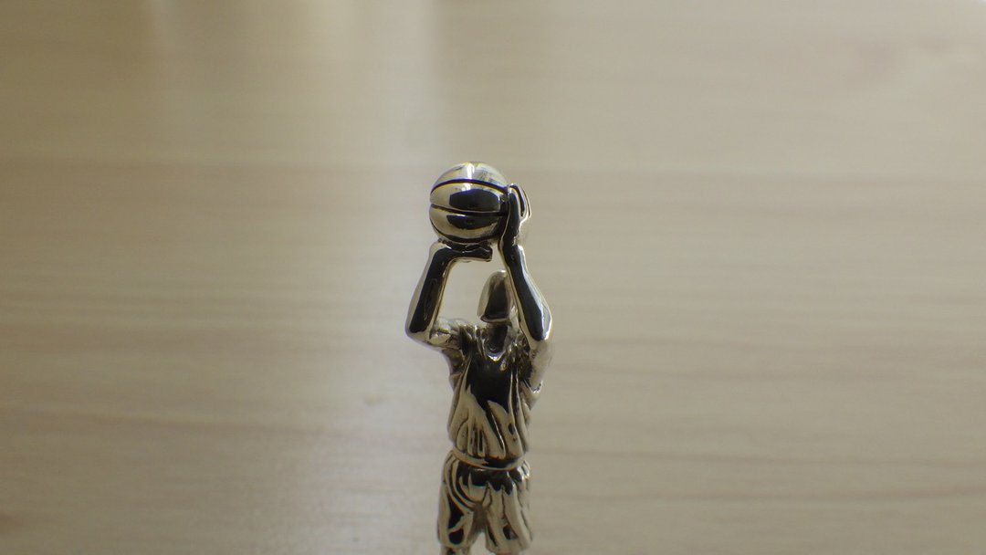 Basketball Player Pendant - 项链 - 其他金属 银色