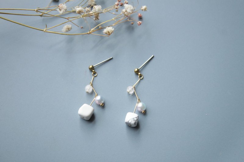 | 星系 | 耳环-银河 - 耳环/耳夹 - 其他金属 白色