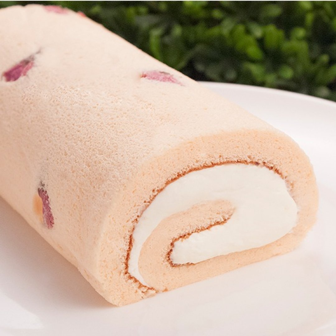 樱花季限定-樱花生乳卷 / 条 - 蛋糕/甜点 - 新鲜食材 粉红色