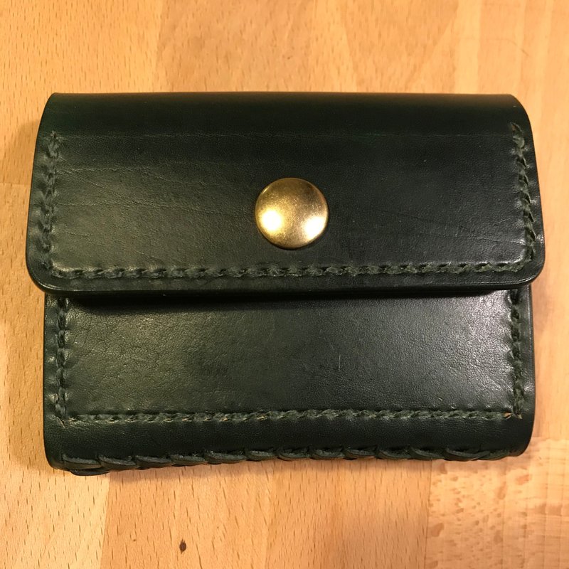 纯手工制作定制化双层名片夹免费刻字绣字 - 名片夹/名片盒 - 真皮 多色