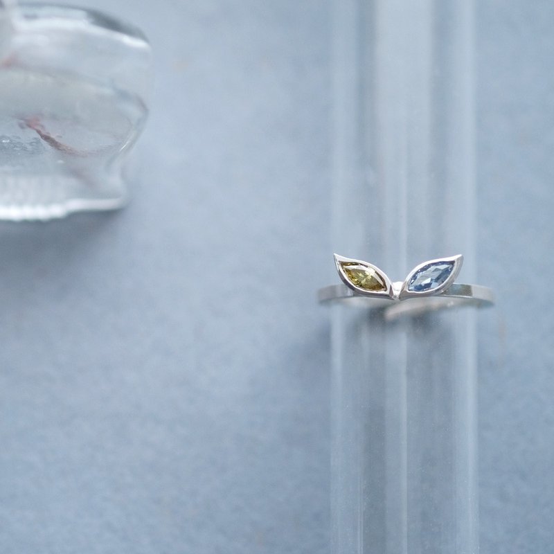 猫眼戒指 925银 - 戒指 - 其他金属 多色