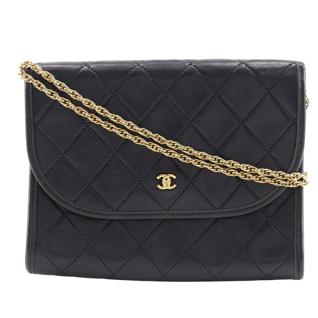 【日本直送】香奈儿 CHANEL Classic Flap Mini / AGNEAU TANNE 链带小包 Vintage C00060 羊皮 女性【二手】 - 侧背包/斜挎包 - 真皮 黑色