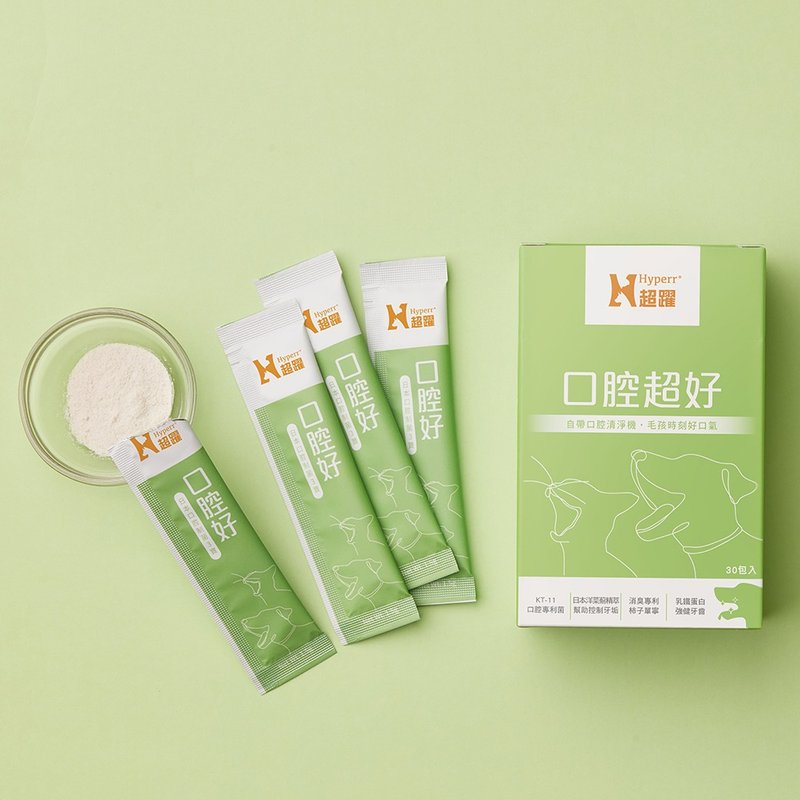 【猫狗保健品】Hyperr超跃 保健+口腔超好(益生菌)30入 犬猫适用 - 其他 - 其他材质 